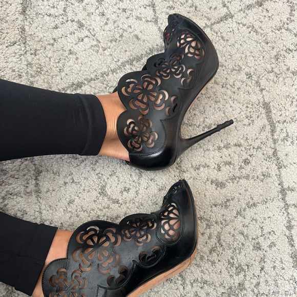 Mcqueen Floral Heels Alexander Mcqueen Floral Shoes Sale